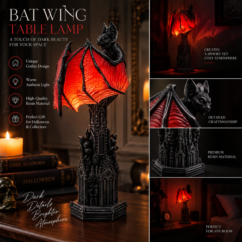 Bat Halloween Lamp By Elyboo