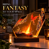 Fire Dragon Halloween Lamp By Elyboo