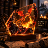 Fire Dragon Halloween Lamp By Elyboo