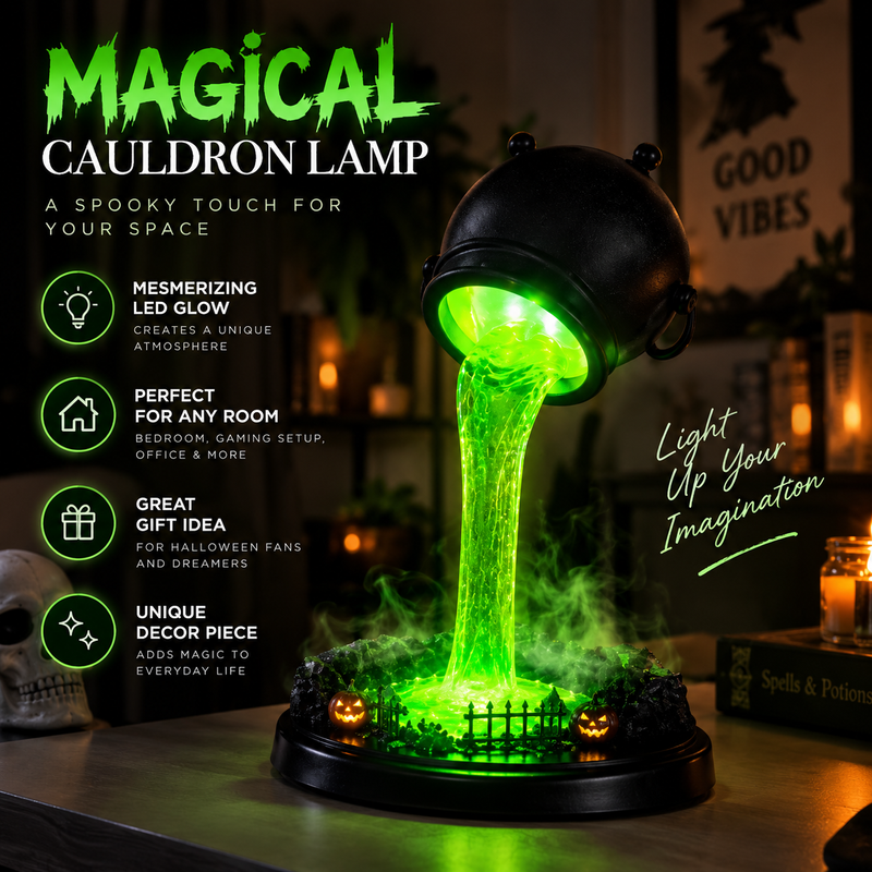 Witch Cauldron Lamp By Elyboo